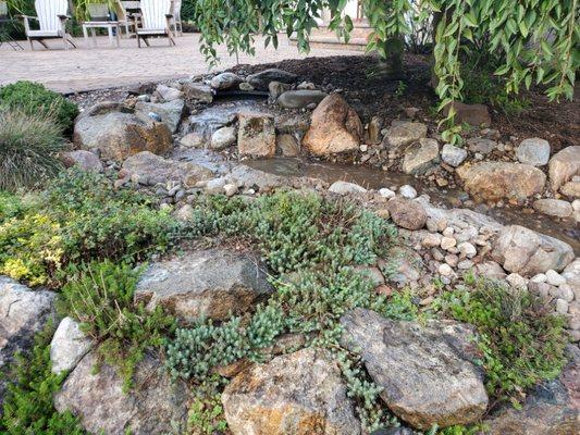 Pondless waterfall