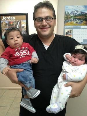 two cousins delivered by Dr Haddad few days apart