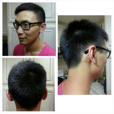 Cool haircut!