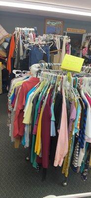 All clothes are only $1 each