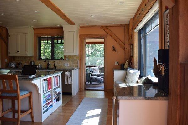 Timber Frame Kitchen Remodel in Sunapee