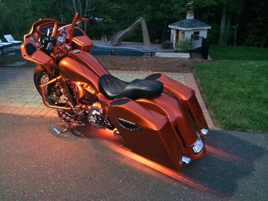 Touring Bike with Super Bright Joe Florida LED Lighting