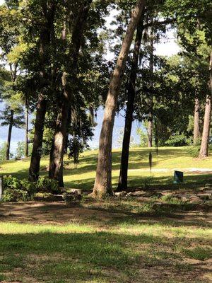 view of lake from bathhouse