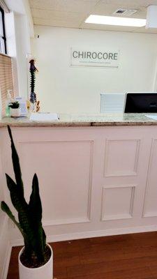 CHIROCORE Front Desk