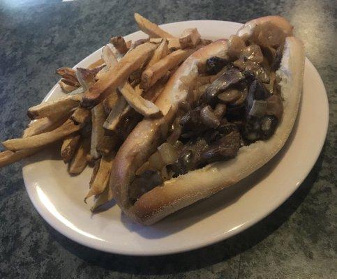 Black Diamond Cheesesteak w/ Fries