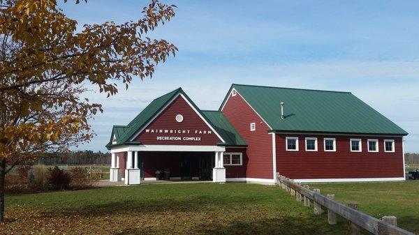 Wainwright Recreation Complex Building with Public Restrooms.