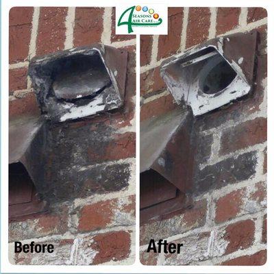 Dryer vent cleaning