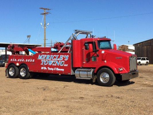 Welcome to Mericle's Towing, LLC, Shreveport and Bossier City's premier towing and roadside assistance service company...