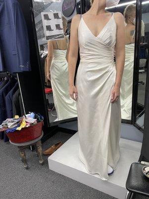 My dress after being tailored