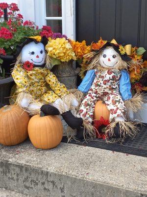 3' Handmade scarecrows