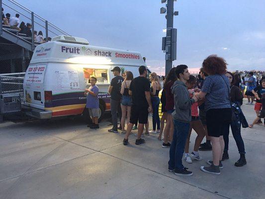 IRHS Football game Van Event. Fresh smoothies created on spot !