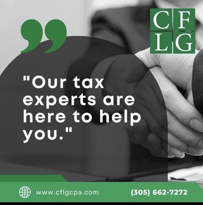 Call us for tax consultation.