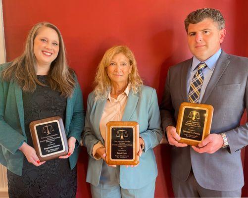 All of our attorneys have been recognized with awards from the Prince William County Court