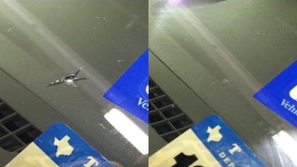 medium windshield repair by crack master