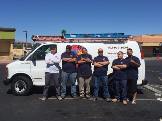 Just a couple of the guys insuring you stay cool for the summer.