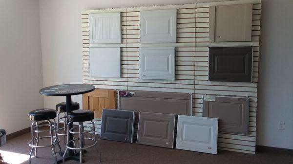 Our showroom provides samples of the products we sell.  Stop in for free consultation and estimates.