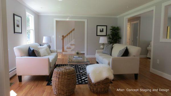 Transitional Style Staging