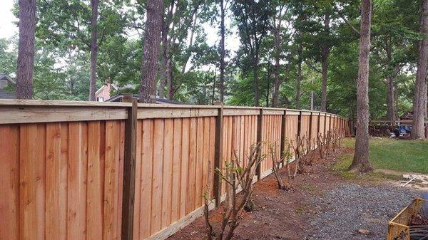 Custom Wood and Wood Privacy Fences