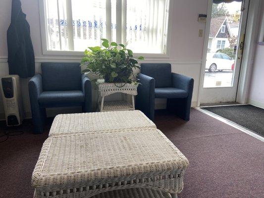 11/12/21 comfy office in a strip mall in lovely West Hazleton.