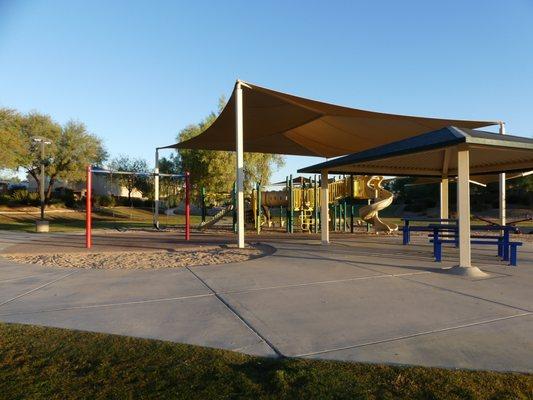 Shaded playground and ramada Johnson Ranch San Tan Valley, AZ