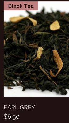 Black tea - earl gray