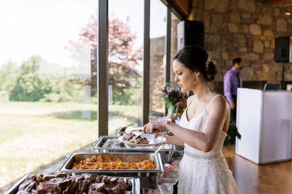 wedding buffet