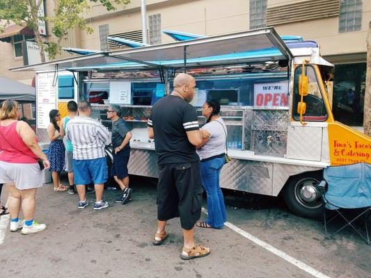 Tina's catering sold out after 2 hours