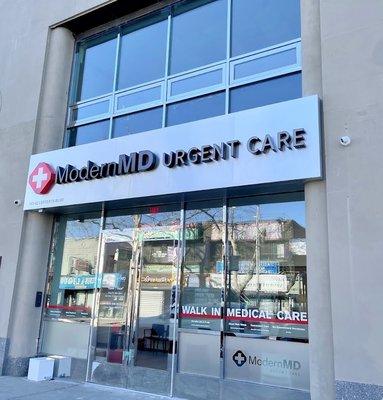 Front of the newest MD urgent care