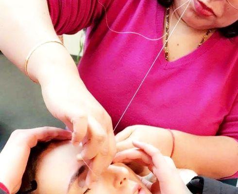 Eyebrows Threading!!