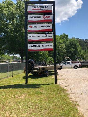 Front of West Georgia Boat Center