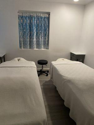 Couples massage room