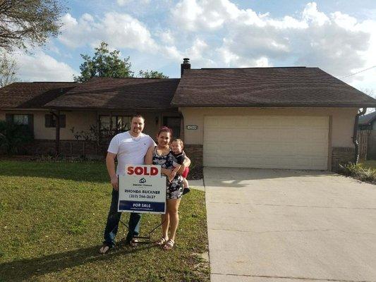 Congratulations to Spadoni's,  First Time Home Buyers