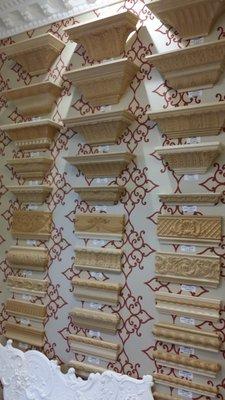 Carved Wood Crown Mouldings and Frieze