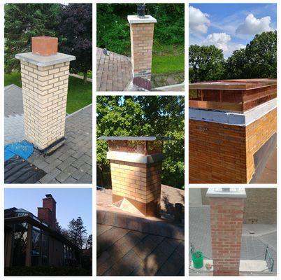 A few examples of our over 10,000 chimneys in 32 years .