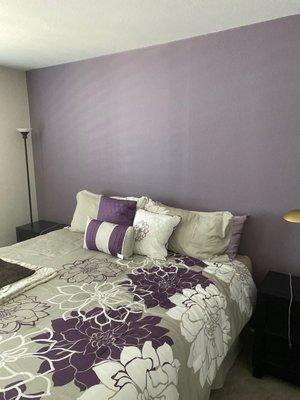 Bedroom accent wall