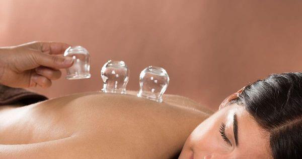 Cupping increases blood circulation to the area where the cups are placed. This may relieve muscle tension, improve overall blood flow.