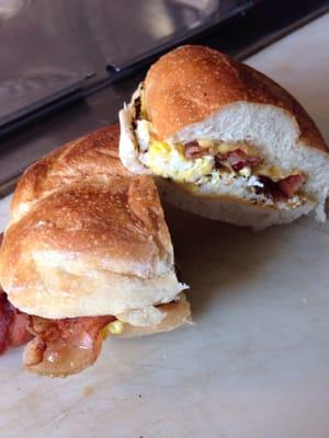 Bacon, egg and cheese