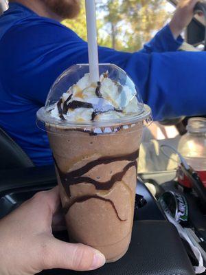 Snickers Frappe and my fiancé