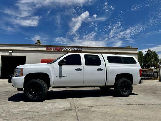 Small lift kit and new wheels and tires changed this truck completely!