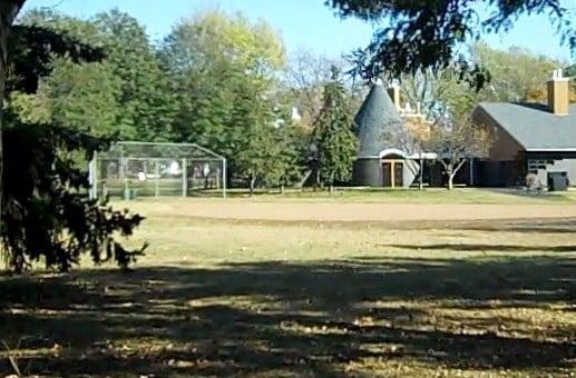 Elliot Park; Baseball Diamond and Rec Building