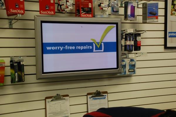 Always worry free repairs!!!!