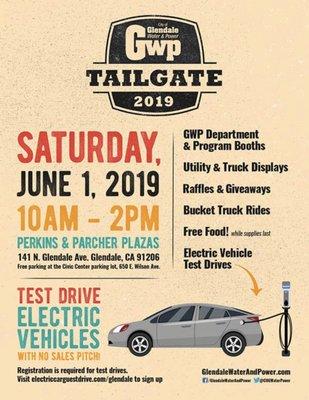 GWP 1st annual tailgate! This was such a fun, family-oriented event. Tons of kids, raffles, and educational items too - June 1, 2019