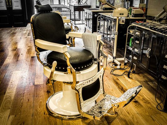 Have a seat in the BSG barber's chair