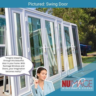 Our doors are all custom-made to your home's specifications. We sell three different styles! Check out our catalog online or in-store!