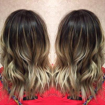 Blonde balayage