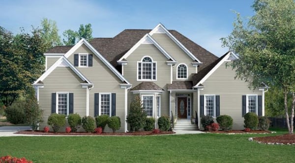 New energy efficient vinyl siding offered by Insured Roofing.