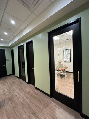 Sliding Doors Create a Calm/Quiet Environment for Dental Treatment