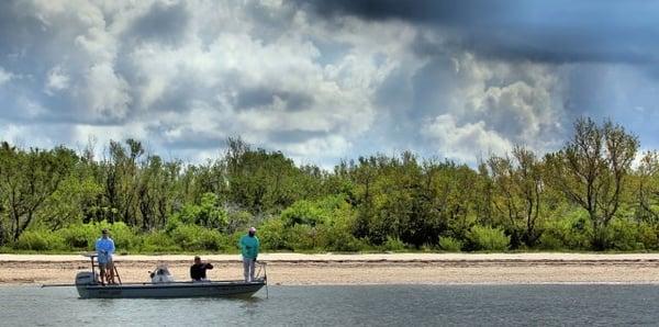 Captain Rich in the Florida Everglades tarpon fishing