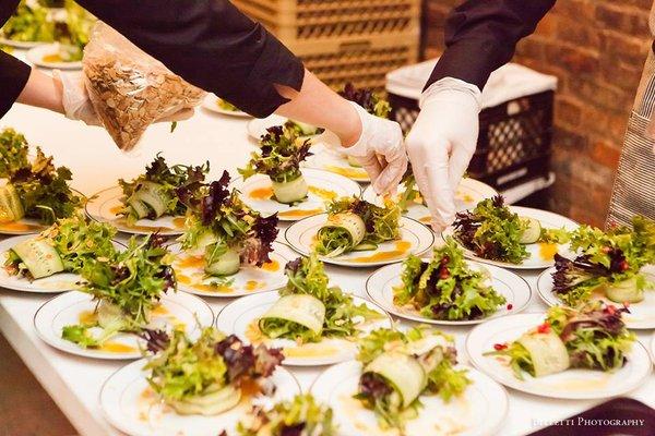 Elevated Party Catering -  Garden Greens Salad