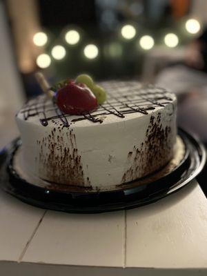 Mocha tres leches cake